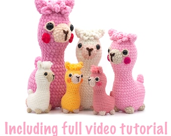 Cute Alpaca crochet pattern - Amigurumi tutorial ebook pdf