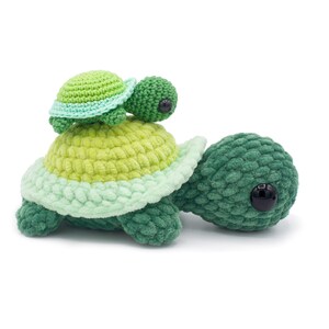 Turtle Amigurumi crochet pattern Easy crochet pdf pattern for beginners image 2