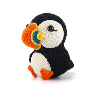 Molly the Puffin Amigurumi Bird Crochet Pattern - downloadable PDF - easy