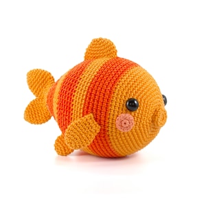 Fish crochet pattern - Tanja the fish Amigurumi easy for beginners