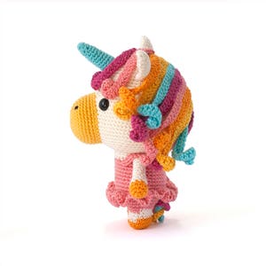 Bella the unicorn Amigurumi PDF crochet pattern image 3