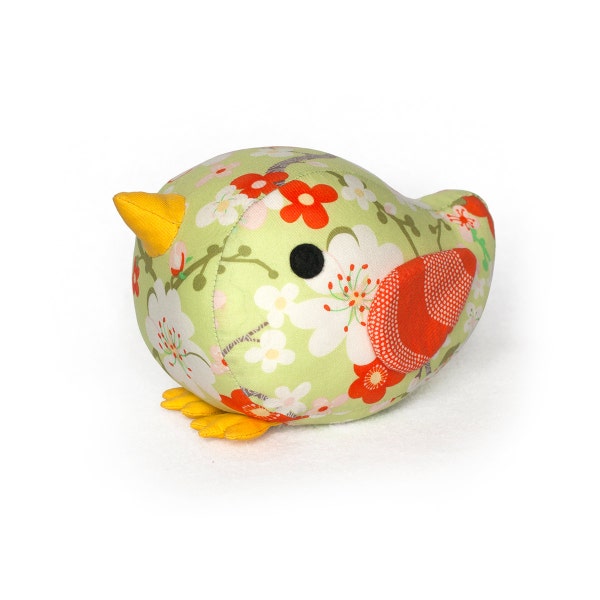 Bird sewing pattern PDF - Sew a cute plush toy