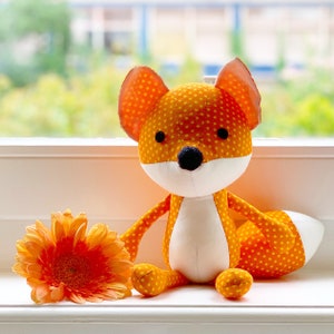 Sewing Pattern Fox PDF Stuffed Toy Plush Softie image 5
