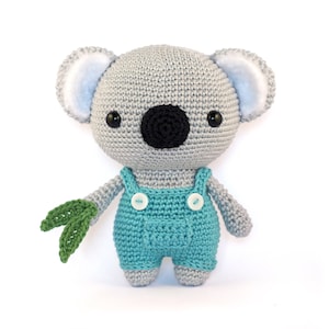 Lindo Koala amigurumi patrón de crochet PDF imagen 1