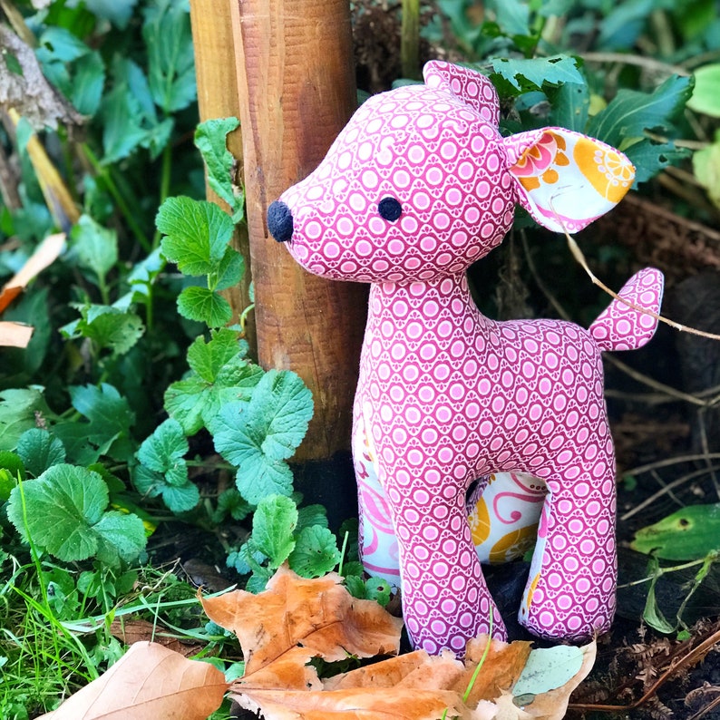 Cute Deer sewing pattern plush toy pattern PDF | Etsy