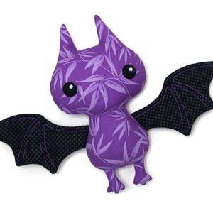 Bat softie sewing pattern PDF image 2