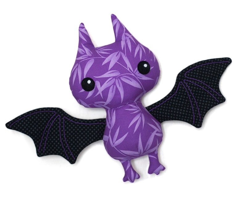 Bat softie sewing pattern PDF image 2