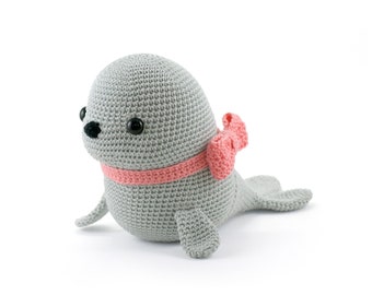 Sammy the Seal Amigurumi Crochet toy pattern PDF