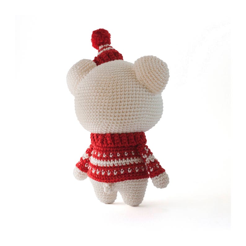 Pjotr the Polar Bear Amigurumi crochet pattern PDF christmas crochet doll image 3