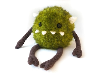 Harry the monster Amigurumi crochet pattern PDF