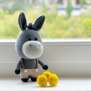 Bernard the Donkey Amigurumi Crochet pattern PDF image 7