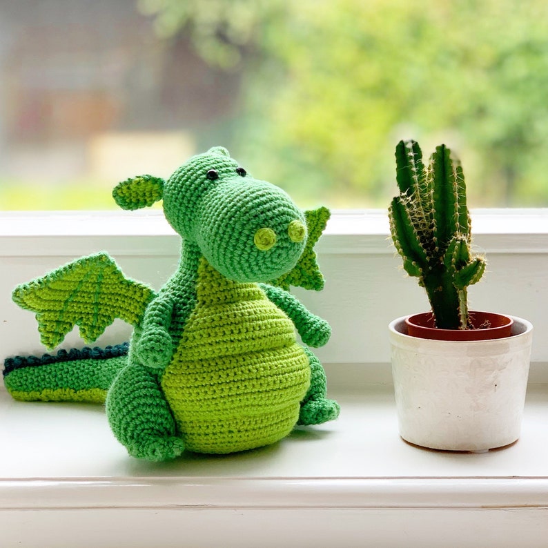 Yoki the dragon amigurumi crochet pattern image 5