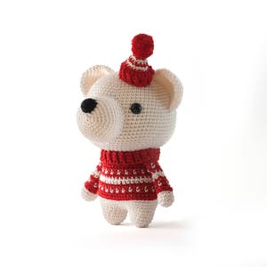 Pjotr the Polar Bear Amigurumi crochet pattern PDF christmas crochet doll image 2