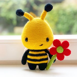 Crochet Toy Pattern Barry the Bee Amigurumi PDF Tutorial Make your own cute Bee DIY image 5