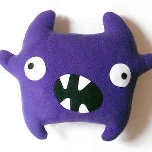 Zumba the monster pattern - Big plush Monster stuffed toy sewing pattern