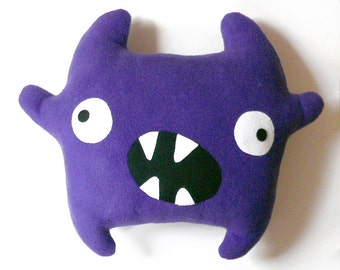 Zumba the monster pattern - Big plush Monster stuffed toy sewing pattern