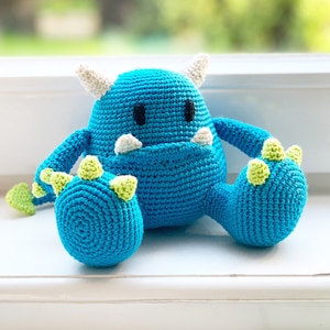 Crochet Pattern Mr. Blue Amigurumi Monster downloadable PDF image 3