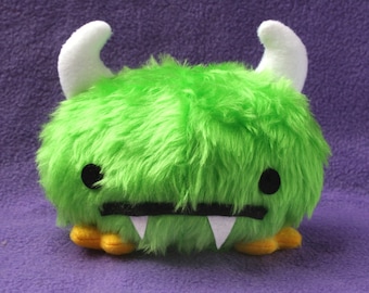 Green Monster soft toy sewing plushie doll Pattern - PDF