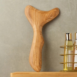 Gua Sha de madera para herramienta de masaje corporal para mujeres, herramienta de belleza, masajeador para el cuerpo, regalo único, regalo personalizado para esposa, terapia de masaje, cuidado corporal
