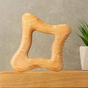 Masajeador de madera Gua Sha para el cuerpo, regalo único, regalo personalizado para esposa, herramientas corporales Gua Sha, herramienta de masaje raspador, regalo para el cuidado de la piel