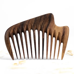Personalisierter Geschenk für Frau Frauen Frauen Frauen Haarkamm aus Holz Freundin Geburtstagsgeschenk Mama Geschenk Haar Geschenke aus Holz Jahrestag Geschenk für Frauen (Wave)