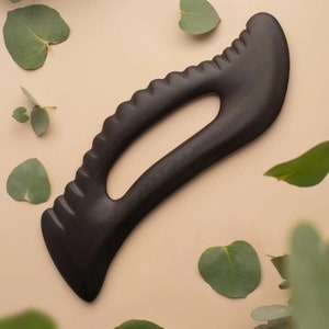 Herramienta de masaje de madera para el cuerpo Gua Sha, herramienta de belleza, masajeador Gua Sha para el cuerpo, regalo único, regalo personalizado para esposa, masajeador antienvejecimiento, cuidado corporal