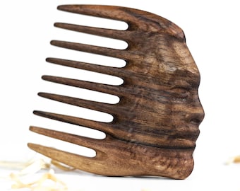 Personalized Gift for Husband Wooden Beard Comb Boyfriend Birthday Gifts Groomsman Gift Beard Gifts Wooden Anniversary Gift for Mens (Man)