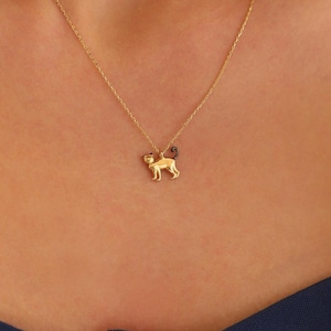 14K Gold Cat Necklace, 14K Solid Gold Animal Necklace, Minimalist Cat Pendant, Dainty initial Cat Pendant, Summer Jewelry, Birthday Gift