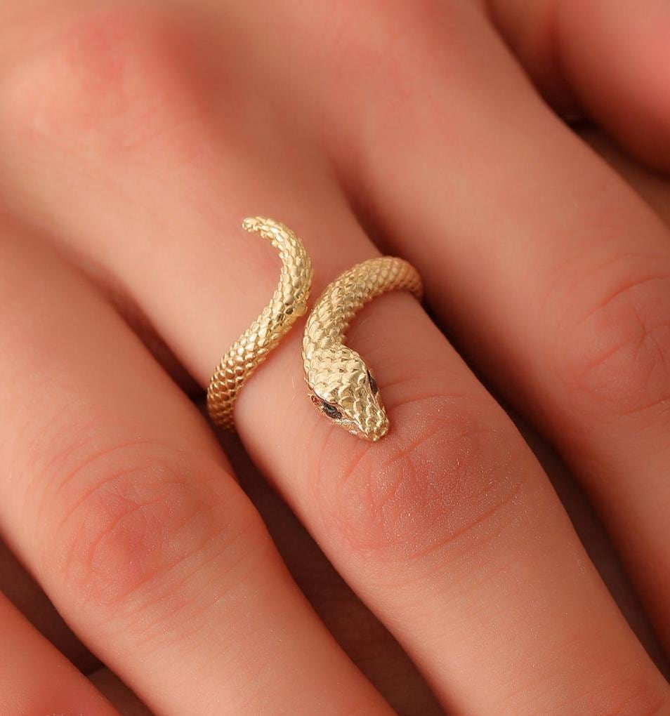 Gold Snake Ring UK