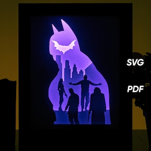 DK DIY Light Box Templates (pdf for printing + svg for cutting machines) + How to Make Shadow Box Video Tutorial