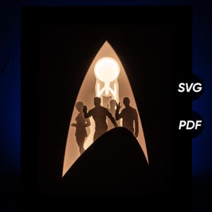 Star Journey DIY Light Box Templates (PDF for printing + SVG for cutting machines) + How to Make Shadow Box Video Tutorial