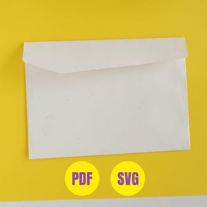 A6 Envelope Template – Minimalist DIY Envelope – Printable pdf, png & svg – Digital Download