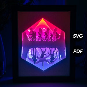 Szablony do skrzynek świetlnych DIY (PDF do drukowania + SVG do maszyn tnących) + samouczek wideo „Jak zrobić skrzynkę cieni”