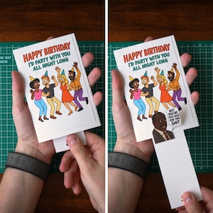 Too Old for This Shit Birthday Card - DIY Pop-Up Card Template + Video Tutorial