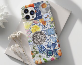 Preppy Handyhülle Sommer coquette Dekoden Ästhetik Girly Cute European iPhone 16 15 14 13 12 Pro Max Samsung Galaxy Ultra S24 S23 Pixel 8