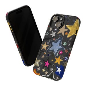 Y2K Handyhülle Sterne Grunge Ästhetik Einzigartige Handyhülle iPhone 16 15 14 13 12 11 Pro Max Samsung Galaxy s24 s23 s22 Pixel 8 7 6 Bild 5