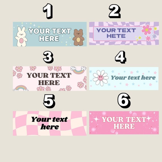Custom car magnet, Personalized magnets on car, Aesthetic bumper sticker, Custom bumper sticker, Funny cute bumper sticker