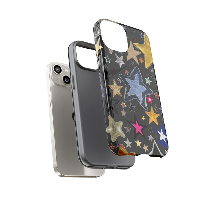 Y2K Handyhülle Sterne Grunge Ästhetik Einzigartige Handyhülle iPhone 16 15 14 13 12 11 Pro Max Samsung Galaxy s24 s23 s22 Pixel 8 7 6 Bild 7