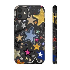Y2K Handyhülle Sterne Grunge Ästhetik Einzigartige Handyhülle iPhone 16 15 14 13 12 11 Pro Max Samsung Galaxy s24 s23 s22 Pixel 8 7 6 Bild 6