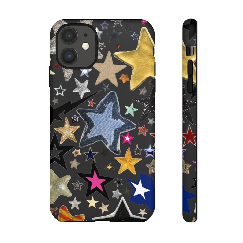 Y2K Handyhülle Sterne Grunge Ästhetik Einzigartige Handyhülle iPhone 16 15 14 13 12 11 Pro Max Samsung Galaxy s24 s23 s22 Pixel 8 7 6 Bild 6