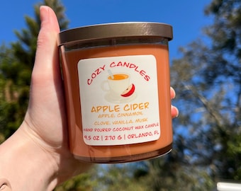 Apple Cider | 9.5 oz Coconut Wax Candle