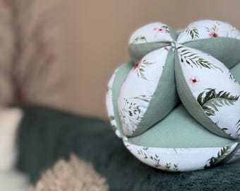 Pelota rompecabezas de algodón orgánico: Juguete sensorial Montessori Takane