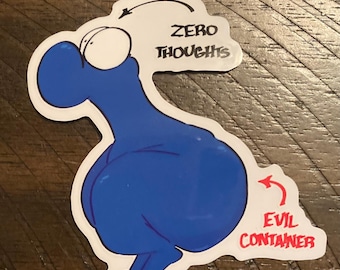 Nerds Evil Container 3" Sticker