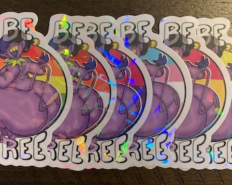 Holographic Jevil Pride Sticker