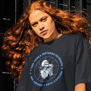 Amargo Adios Tshirt, inspector, mana, Latina Shirt, party, fiesta, Caifanes, musica en español, Mexican Rock, rock mexicano, mexico, cafe