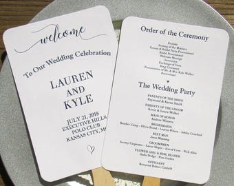 Wedding Hand Fans Wedding Ceremony Fan Personalized Hand Etsy