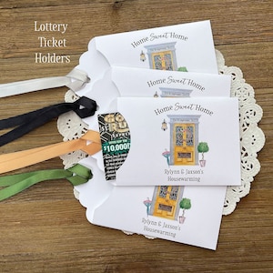 Personalized Housewarming favors with the new address and the new homeowners name. Housewarming party favors, what fun!