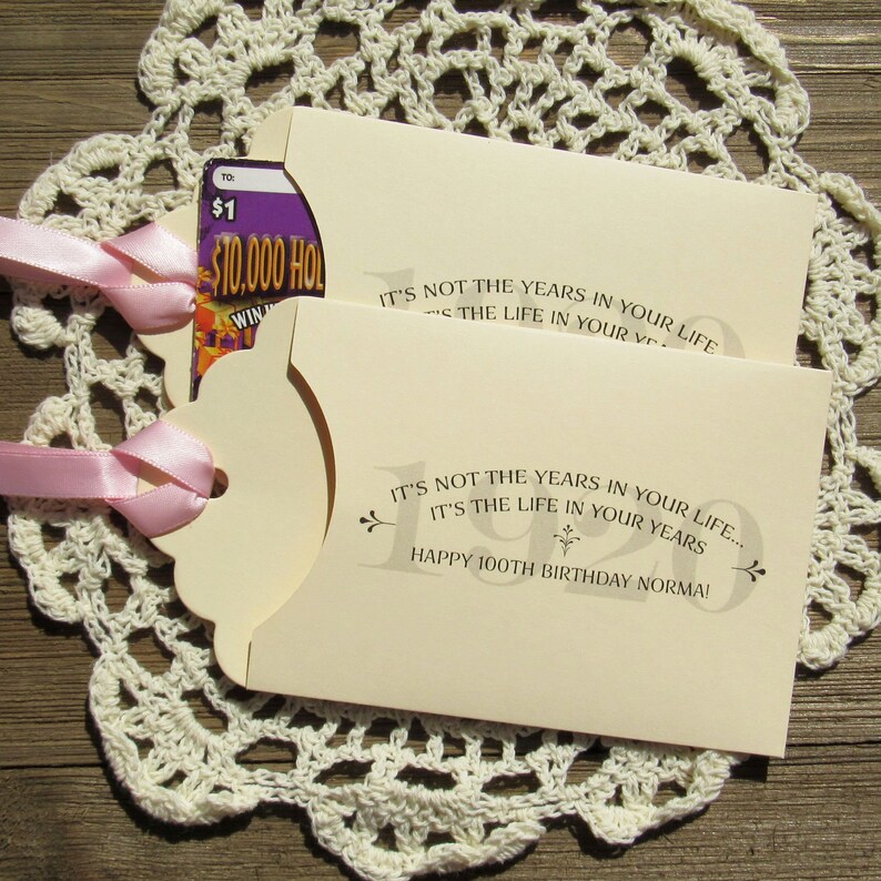 100th Birthday Favors 100th Birthday Adult Birthday Favor - Etsy