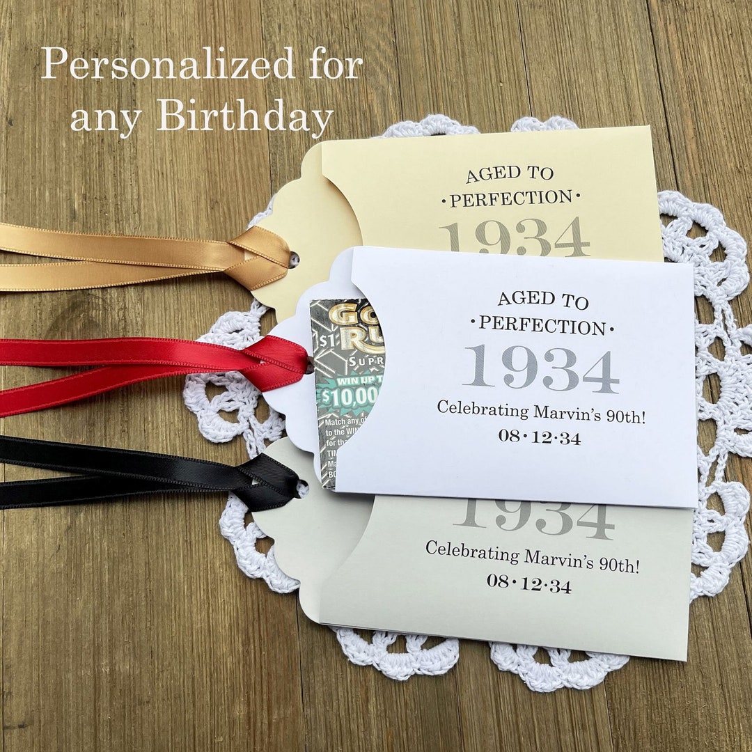 Our 90th Birthday Party Favors Will Be the Talk of the Party, Slide a