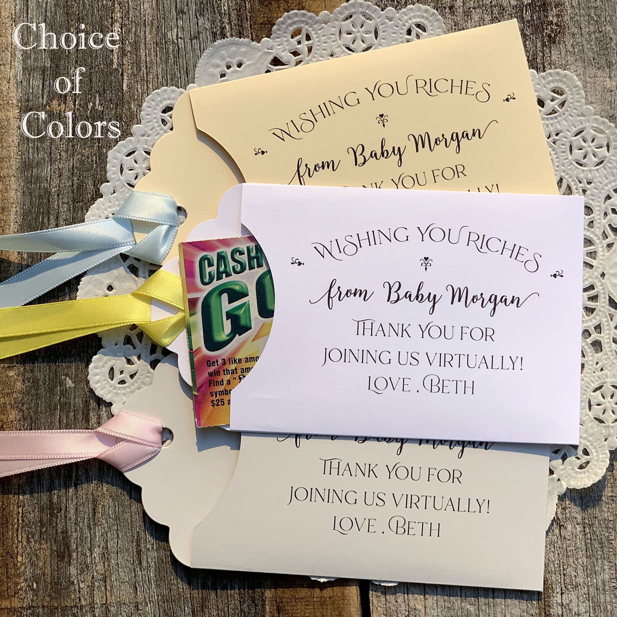 Virtual Baby Shower Virtual Baby Shower Favors Virtual Etsy